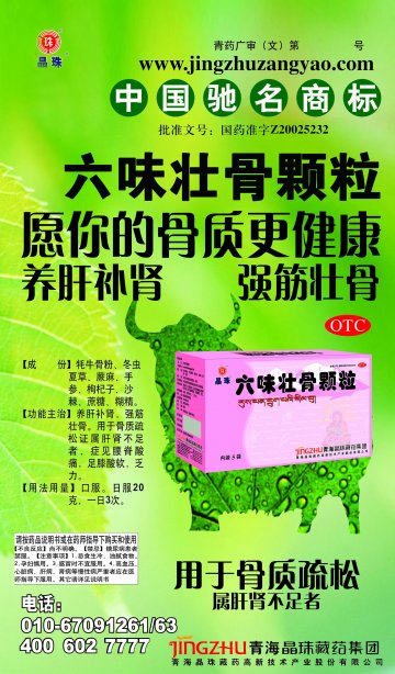 六味壮骨颗粒-官方高清创意广告(青药广审(文)第2013070096号)