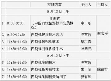 第二届《全国内窥镜整形美容实用技术培训研修班》通知