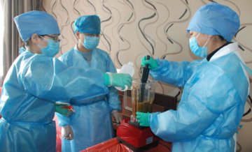 营养与健康所组织人员赴河北行唐县开展孕妇铁生理需要量评估现场工作