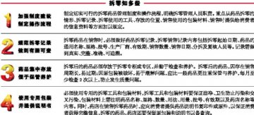 药品拆零不能一拆了之