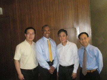 吴勉华校长会见美国弗吉尼亚大学BillyCannaday博士