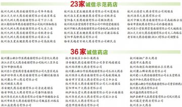 杭州第二届“诚信药店”评选复评结果出炉
