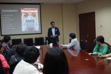 加拿大多伦多大学Kamran Khan博士应邀做学术报告