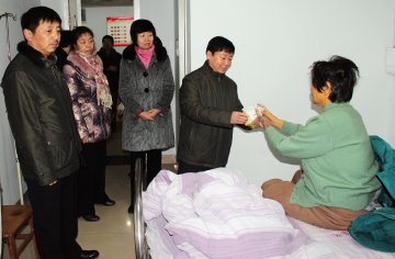 邯郸市传染病医院温暖患者心