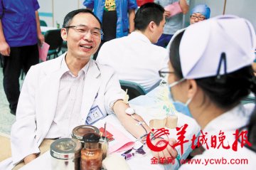 广州血荒再度出现 医生护士只能亲自上阵献血