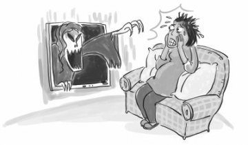 80后孕妇看鬼片给胎儿练胆 专家斥实为损招