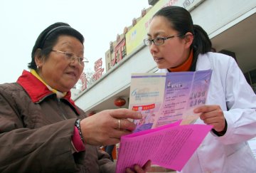 向群众宣传结核病防治常识