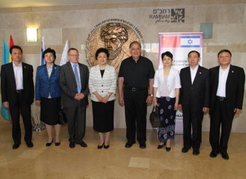 李斌主任陪同国务院副总理刘延东考察以色列医药卫生体制改革
