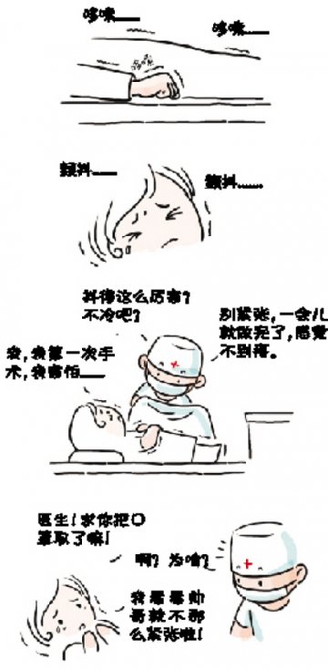 摘口罩