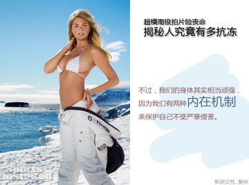 超模南极拍片险丧命 人究竟有多抗冻