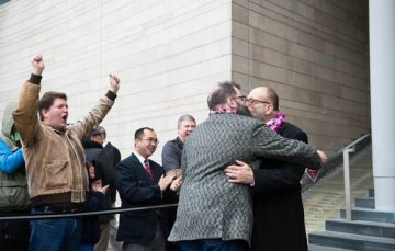 美国华盛顿州同性恋集体婚礼