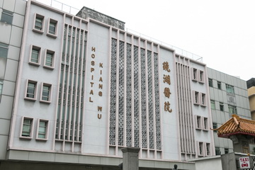 现今镜湖医院大门