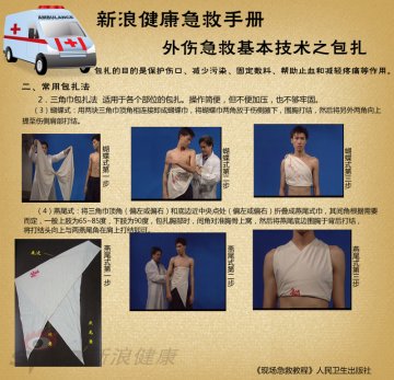 常用包扎方法之三角巾(2)