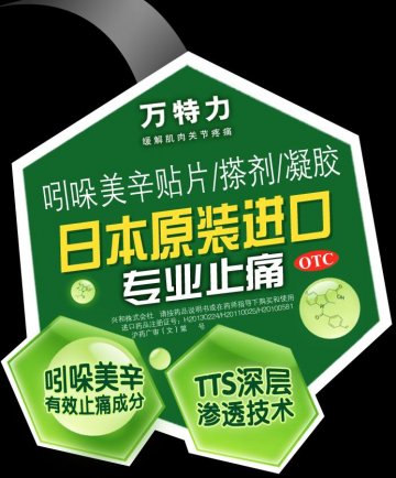 吲哚美辛凝胶/吲哚美辛搽剂/吲哚美辛贴片-万特力官方高清创意广告()