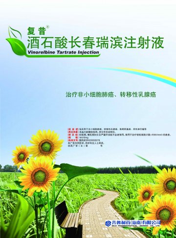 酒石酸长春瑞滨注射液-(国药准字H20093078)精美广告图欣赏
