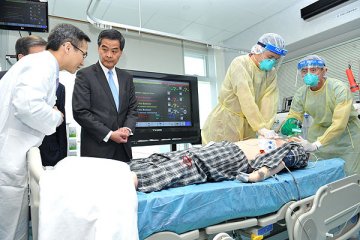 梁振英：本港做足防疫准备
