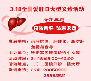 第202医院举办“全国爱肝日”大型义诊活动